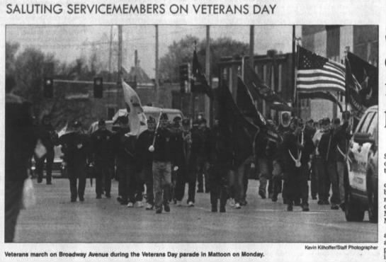 Saluting service members on Veterans Day